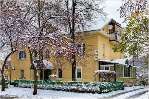 Первый снег в Озёрске. Фоторепортаж с улиц города от Валерия Ушакова Первый снег в Озёрске. Фоторепортаж с улиц города от Валерия Ушакова