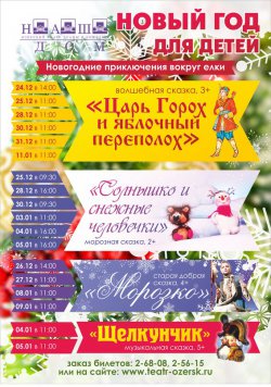 Театр «Наш дом»: Новогодние чудеса для детей Театр «Наш дом»: Новогодние чудеса для детей