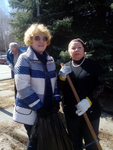 Общественная палата вышла на субботник Общественная палата вышла на субботник