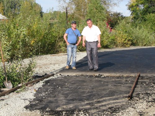 Заасфальтирована объездная дорога в Заозёрном Заасфальтирована объездная дорога в Заозёрном