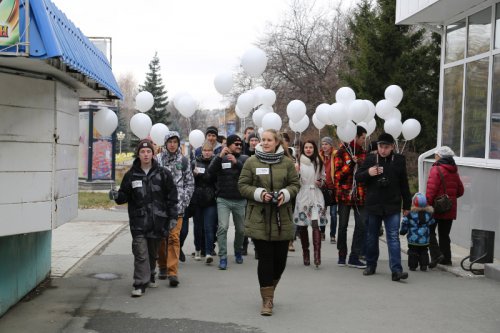 Акция в поддержку слабовидящих людей