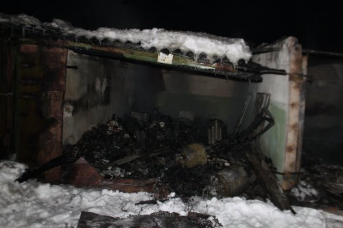 Пожар в гаражах Пожар в гаражах