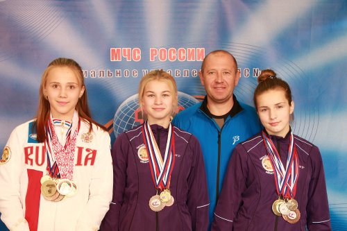 Озерские пожарные на спортивном пьедестале Озерские пожарные на спортивном пьедестале