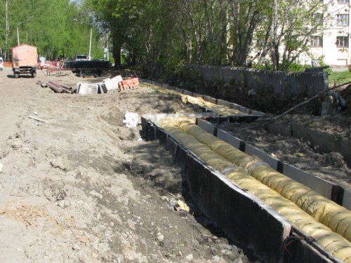 В старом городе проложена новая теплосеть В старом городе проложена новая теплосеть