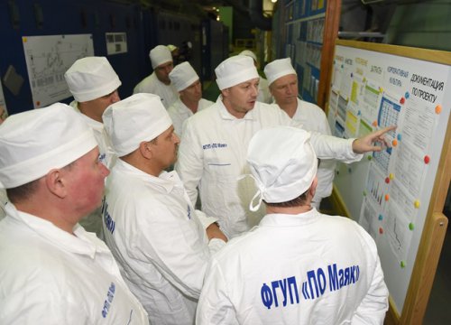 Первый заместитель генерального директора Росатома Николай Соломон оценил ход реализации ПСР-проектов на ПО «Маяк» Первый заместитель генерального директора Росатома Николай Соломон оценил ход реализации ПСР-проектов на ПО «Маяк»