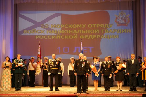 Морской отряд озерской дивизии отметил юбилей Морской отряд озерской дивизии отметил юбилей