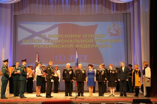 Морской отряд озерской дивизии отметил юбилей Морской отряд озерской дивизии отметил юбилей