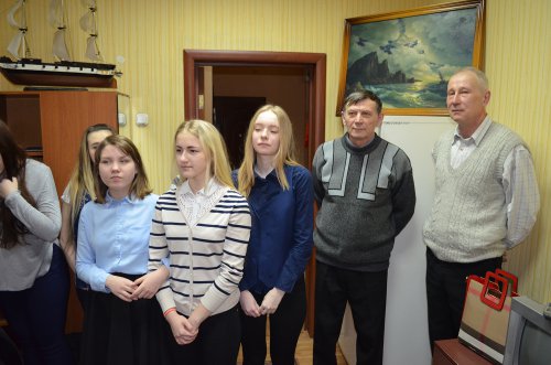 Музей озерской полиции посетили десятиклассники
