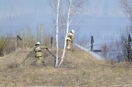 Тушение пожара близится к завершению Тушение пожара близится к завершению
