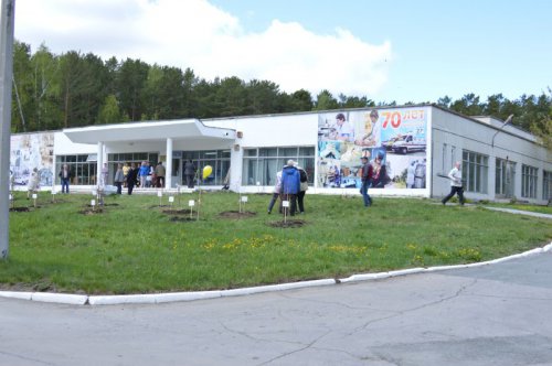 На территории медсанчасти заложена яблоневая аллея На территории медсанчасти заложена яблоневая аллея