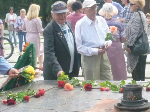 Вечный огонь в Озёрске снова горит