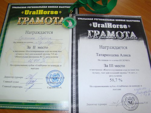 Победа юных наездниц ДЭБЦ в Челябинске Победа юных наездниц ДЭБЦ в Челябинске