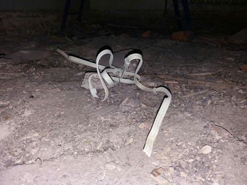В озёрской детской поликлинике обрушилась стена В озёрской детской поликлинике обрушилась стена