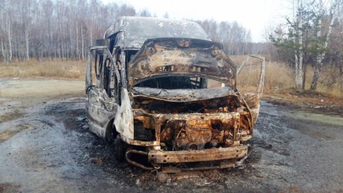 На трассе между Кыштымом и Кузнецким сгорел рейсовый автобус На трассе между Кыштымом и Кузнецким сгорел рейсовый автобус