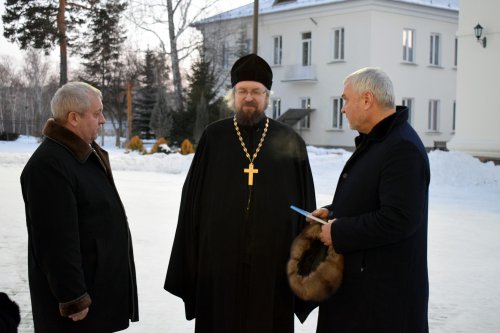 Руководитель ФМБА в храме Озёрска Руководитель ФМБА в храме Озёрска
