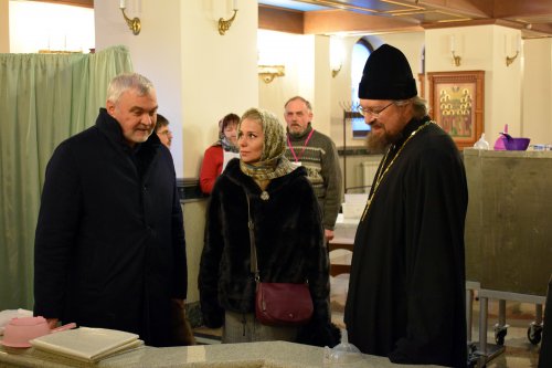 Руководитель ФМБА в храме Озёрска Руководитель ФМБА в храме Озёрска