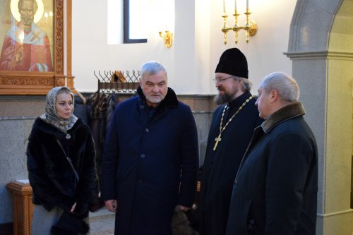 Руководитель ФМБА в храме Озёрска Руководитель ФМБА в храме Озёрска