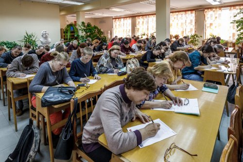 В этом году акция «Тотальный диктант» стала юбилейной В этом году акция «Тотальный диктант» стала юбилейной