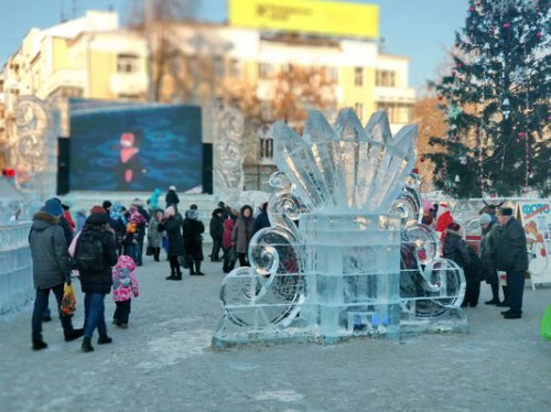 Застывшая сказка: Ледовый городок в Екатеринбурге! Застывшая сказка: Ледовый городок в Екатеринбурге!