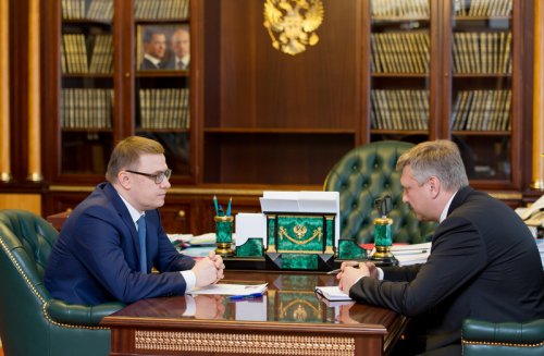 Алексей Текслер встретился с Дмитрием Вяткиным Алексей Текслер встретился с Дмитрием Вяткиным