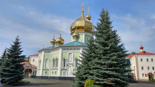Озерчане у главной иконы Вооруженных сил Озерчане у главной иконы Вооруженных сил