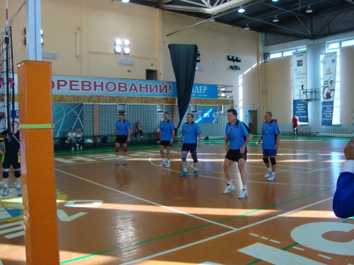 Первенство по волейболу среди ветеранов.