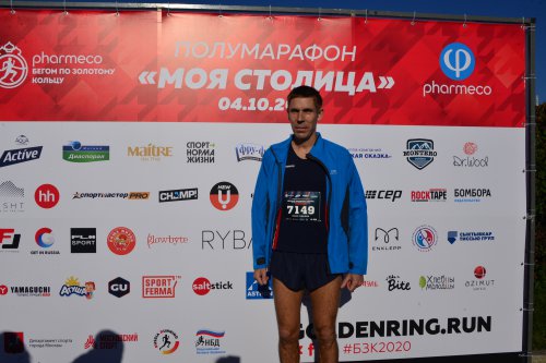 Озерчанин Роман Табачков занял четвёртое место на Чемпионате России по бегу по шоссе 2020 в категории Masters