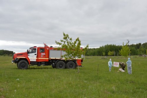 В округе прошли учения по борьбе с птичьим гриппом.