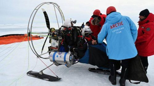 Федор Конюхов отправится к Северному полюсу на парашюте с мотором.